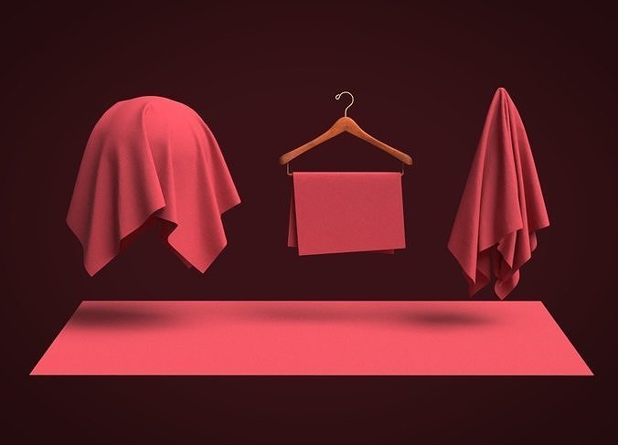 Cotton Heavy Canvas Fabric 3D model