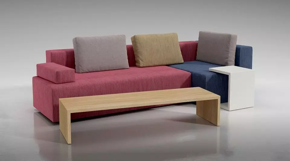 Modern Comfy Sofa 3D model_0