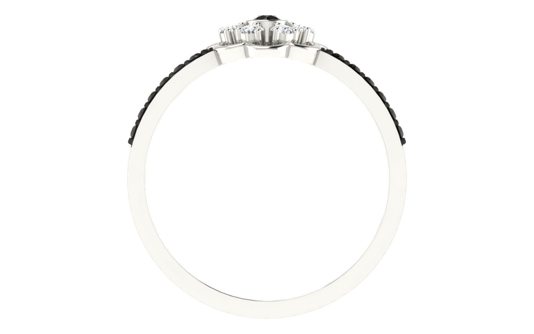 Light weight ring model  3D print model_3