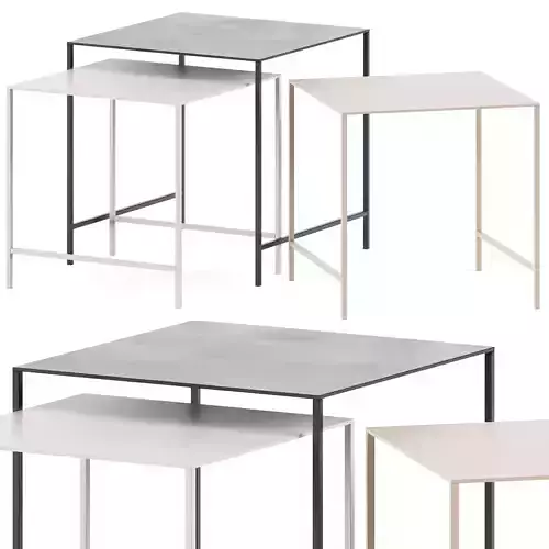 Duo Tables set of 2 by Hubsch Interior