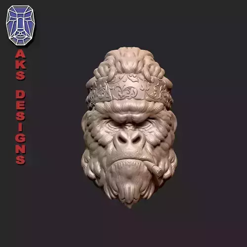 Gangster Gorilla version 1 Bas relief