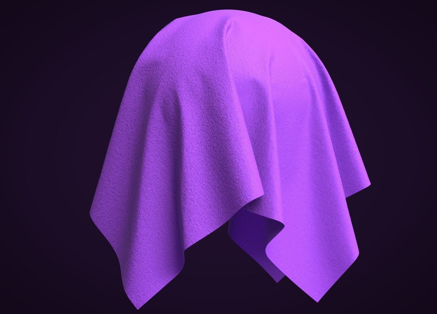 Cotton Poplin 50s Fabric 3D model_1