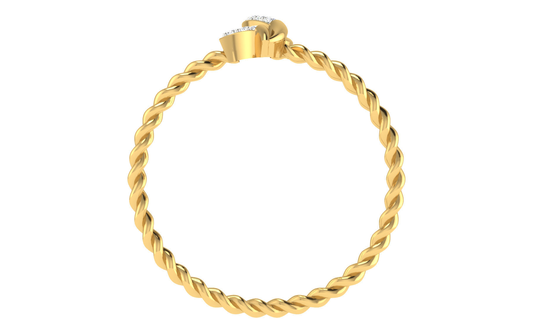 Light weight ring model  3D print model_4