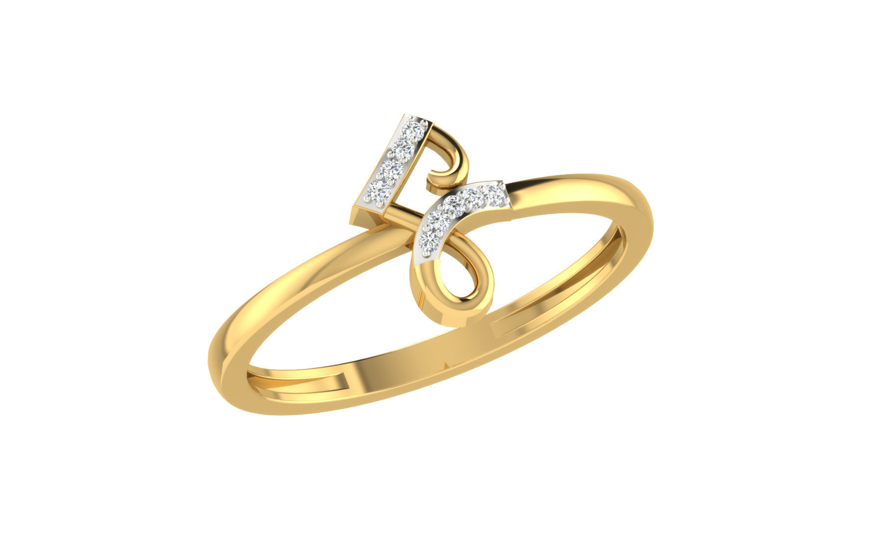 Light weight ring model  3D print model_1