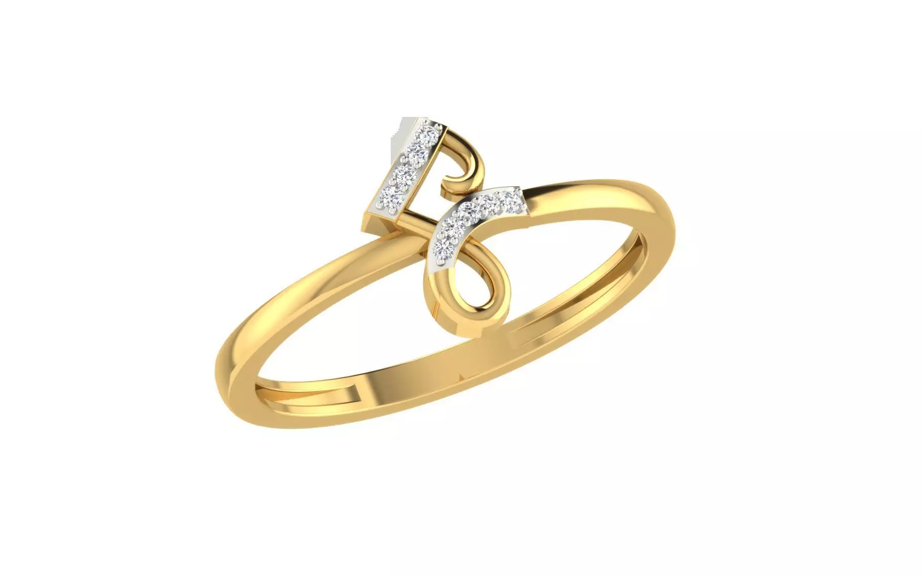 Light weight ring model  3D print model_0