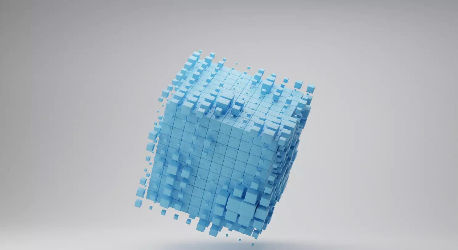 Geometry Nodes Cube 3D model_0