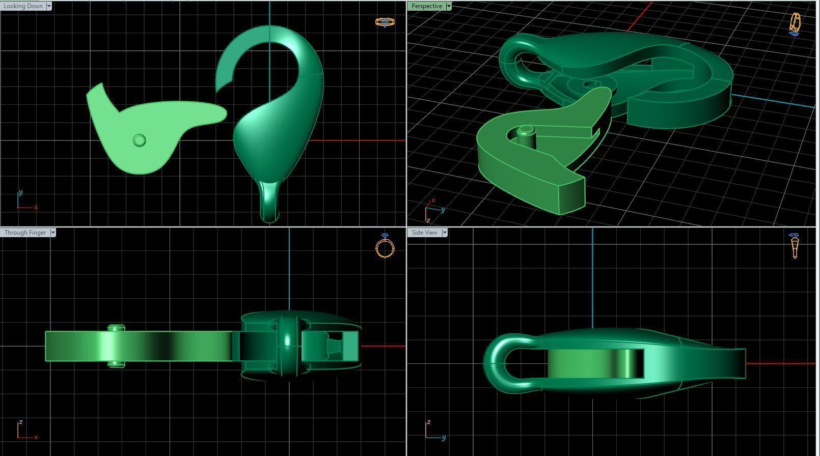 Carabine 11x6 3D print model_4