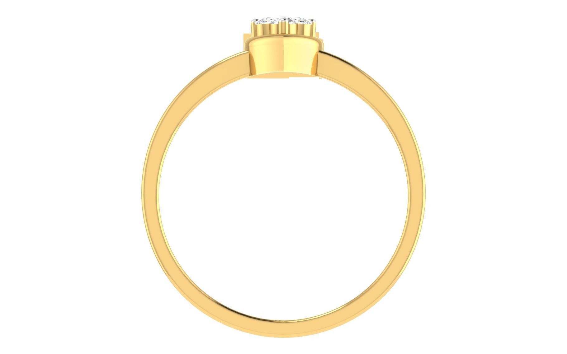 Light weight ring model  3D print model_2