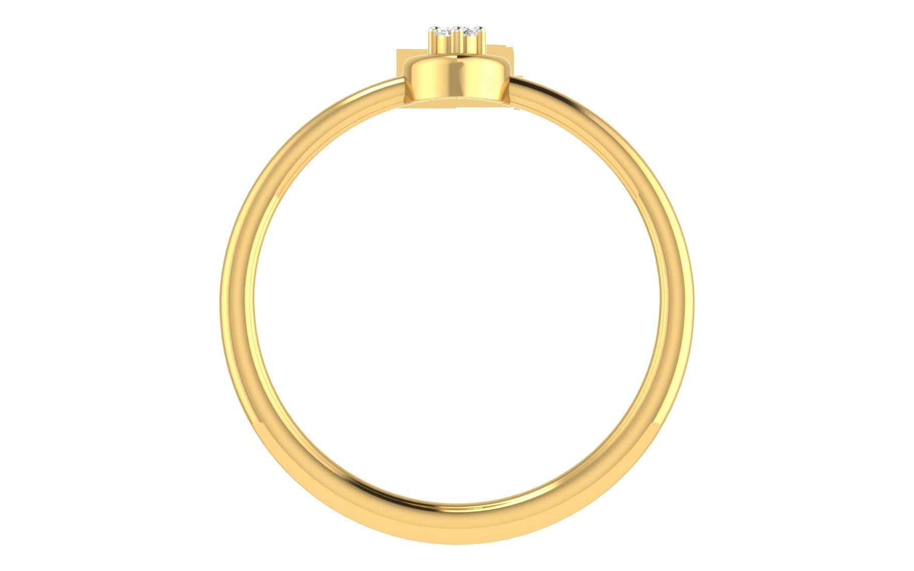 Light weight ring model  3D print model_2