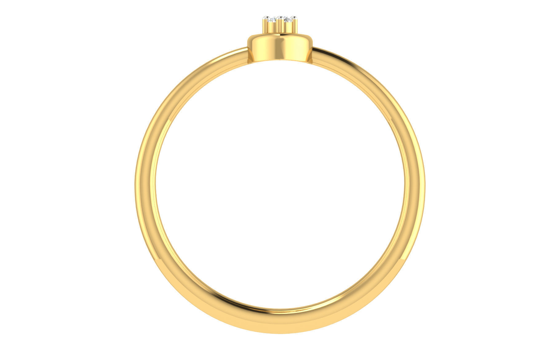 Light weight ring model  3D print model_4