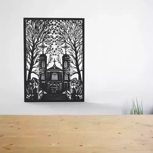 church 3d art filler