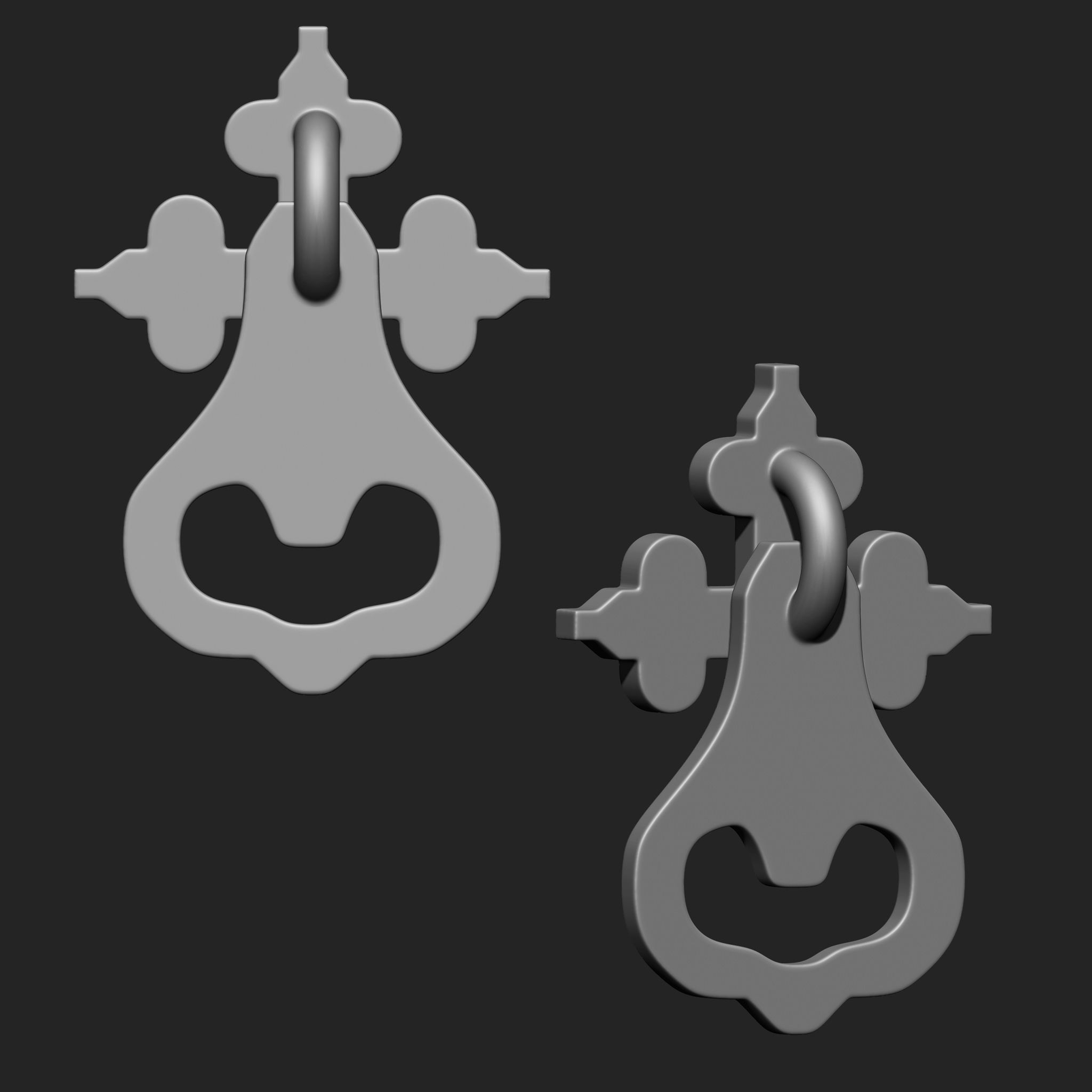 Door Latch IMM Brush Pack 10 in One vol 2 3D model_2