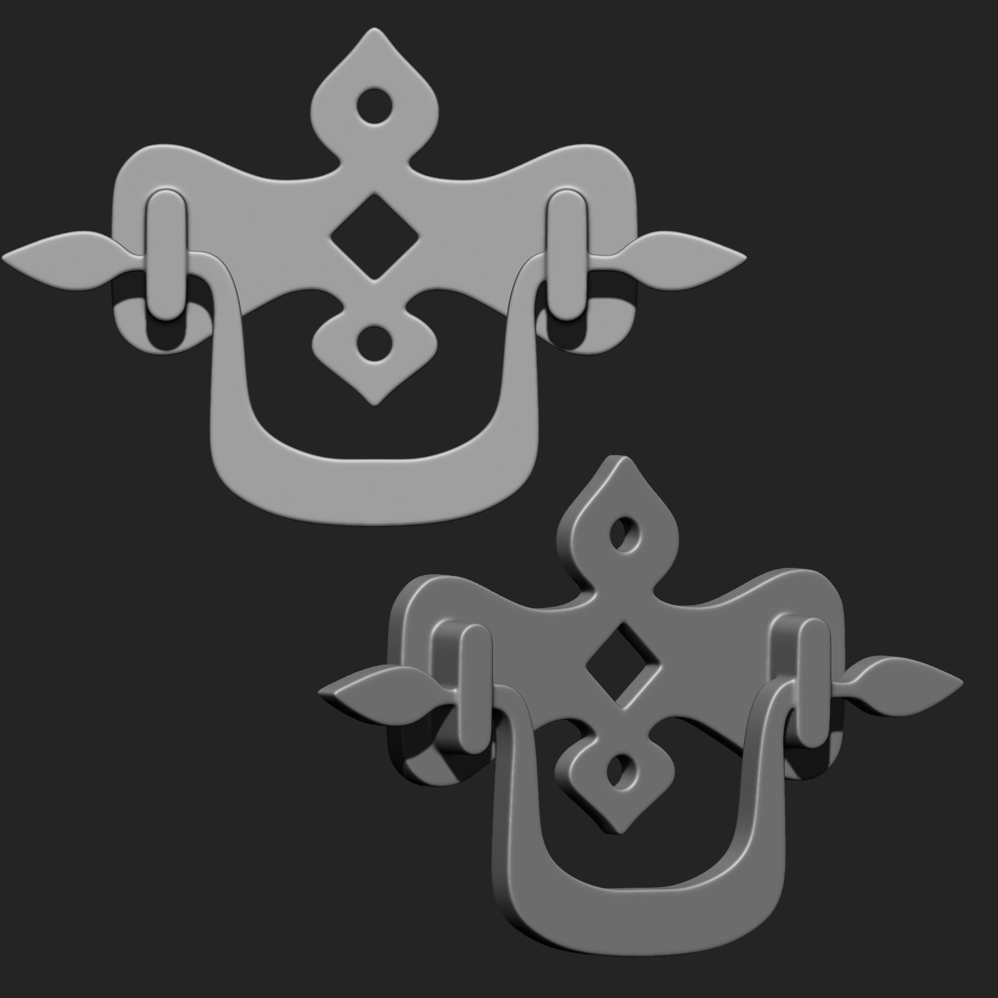 Door Latch IMM Brush Pack 10 in One vol 2 3D model_6