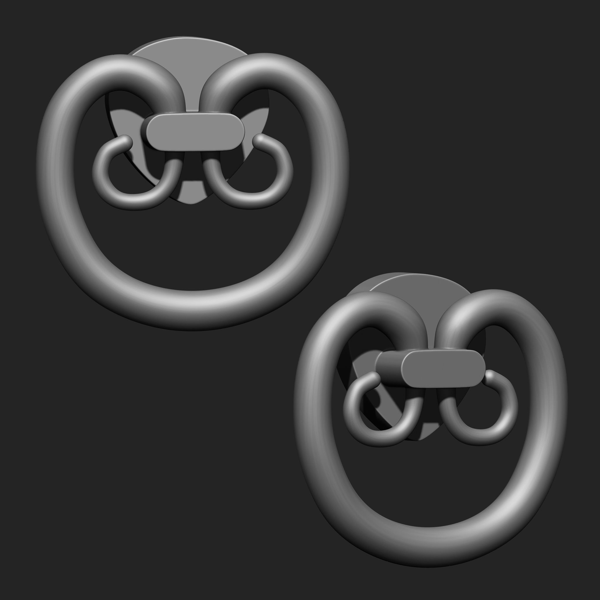 Door Latch IMM Brush Pack 10 in One vol 2 3D model_9