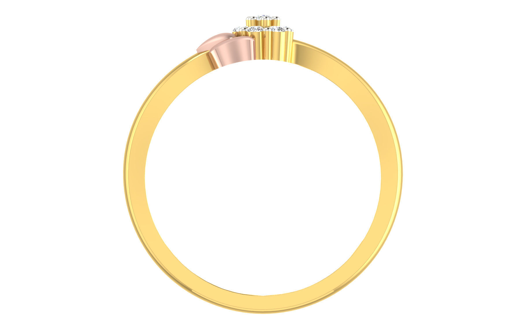 Light weight ring model  3D print model_2