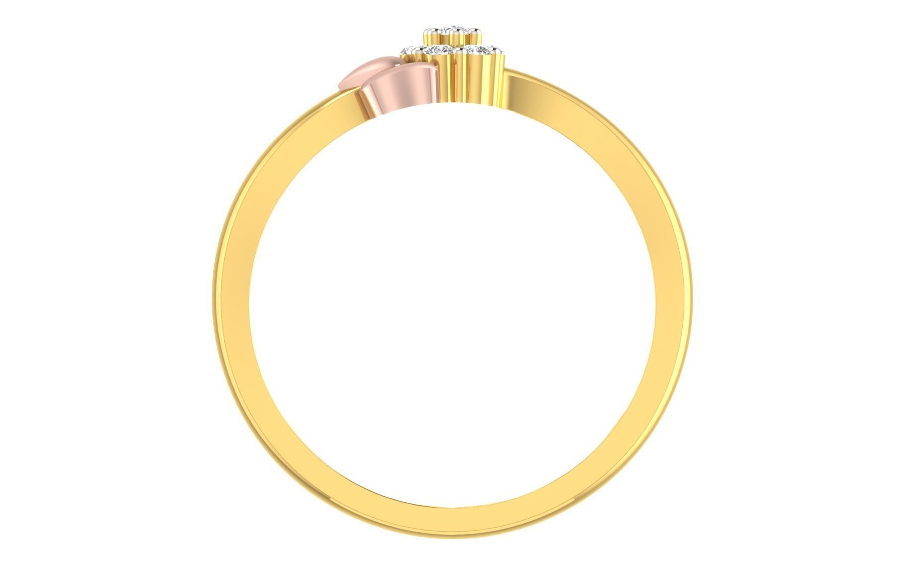 Light weight ring model  3D print model_3