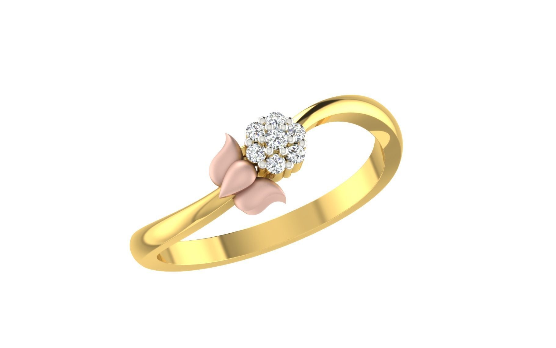 Light weight ring model  3D print model_1