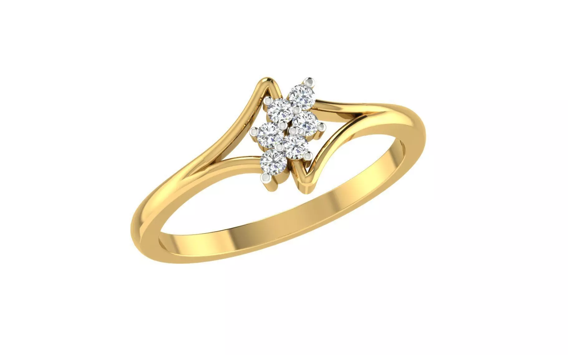 Light weight ring model  3D print model_0