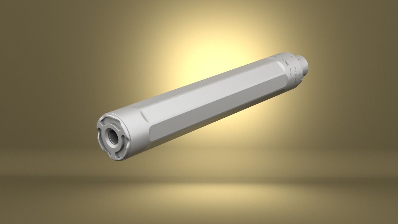 Airsoft SF RYDER 9-TI2 SUPPRESSOR Hollow body 3D print model_15
