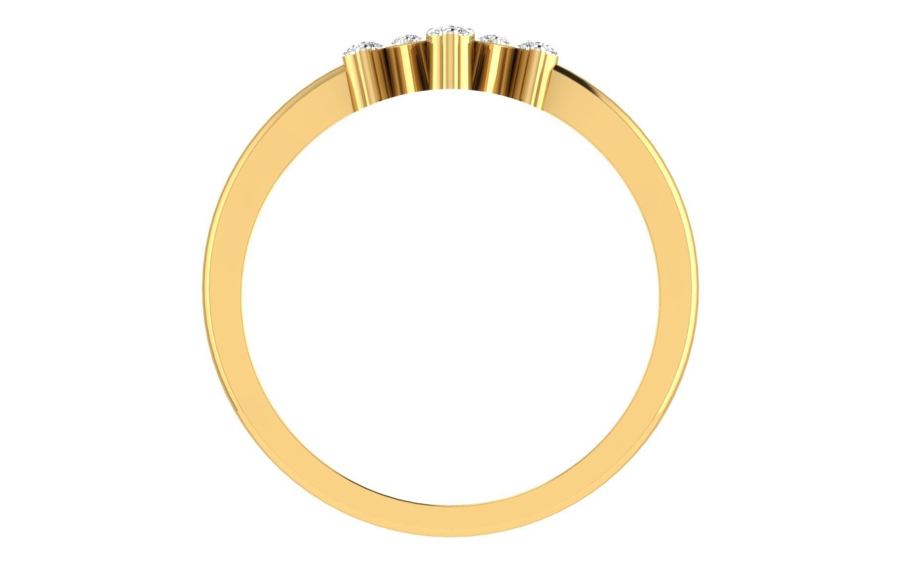 Light weight ring model  3D print model_3