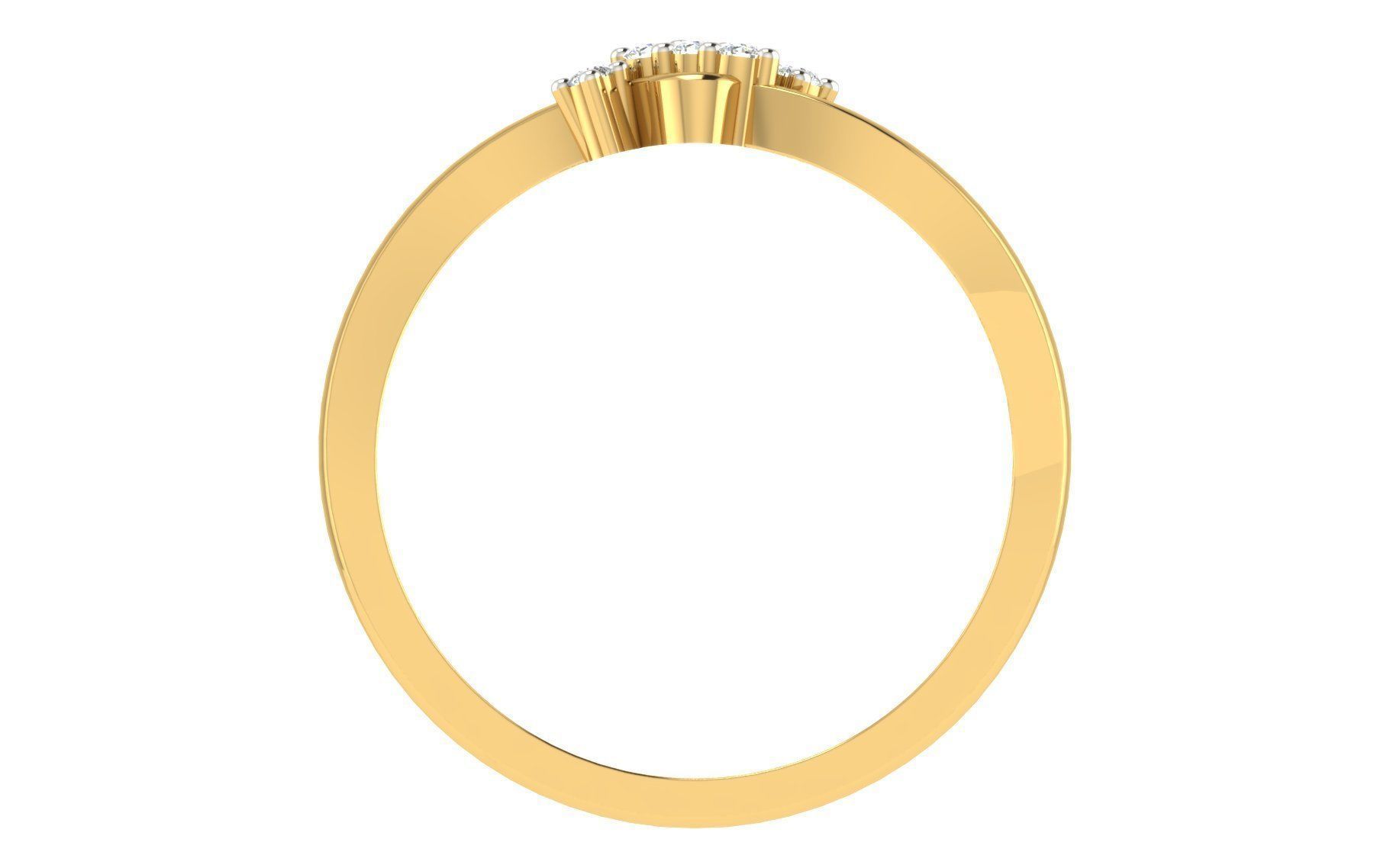 Light weight ring model  3D print model_2