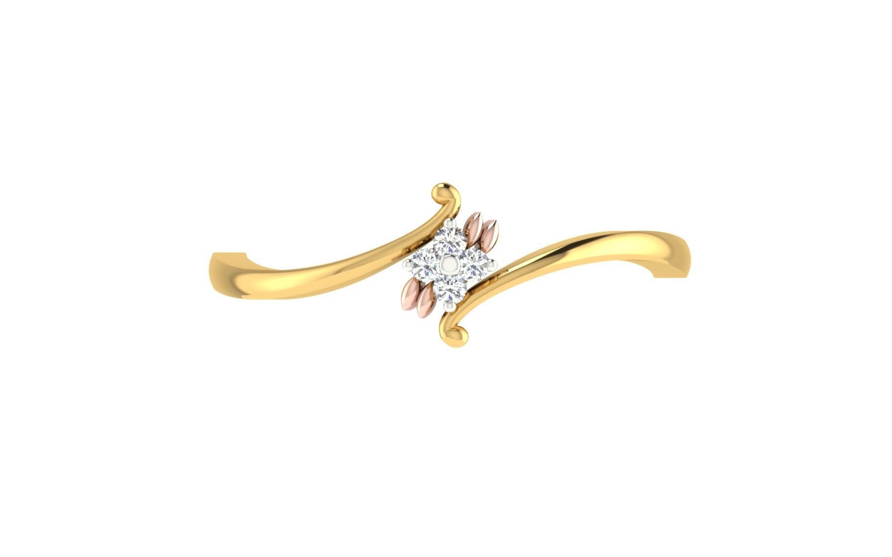 Light weight ring model  3D print model_8