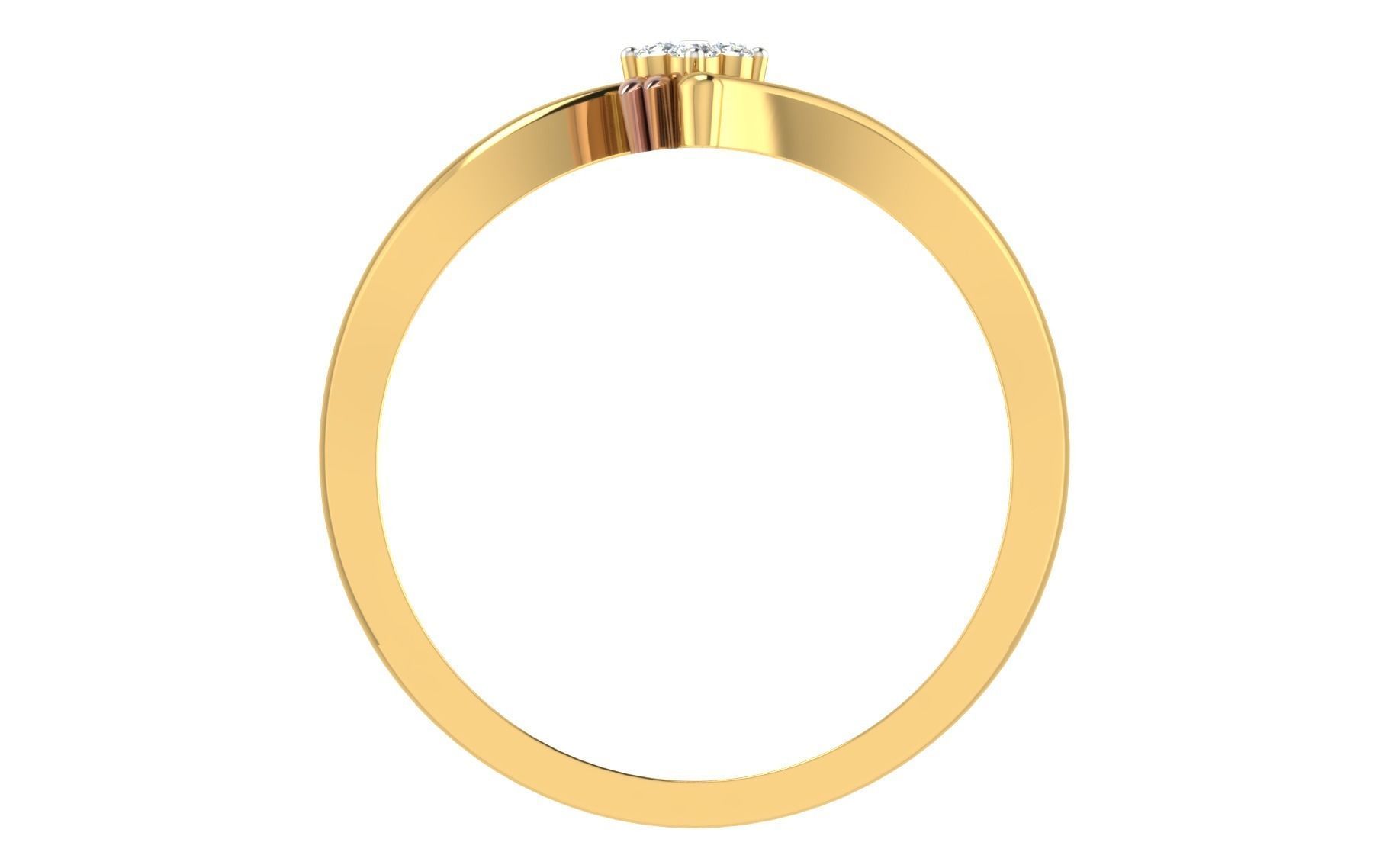 Light weight ring model  3D print model_4