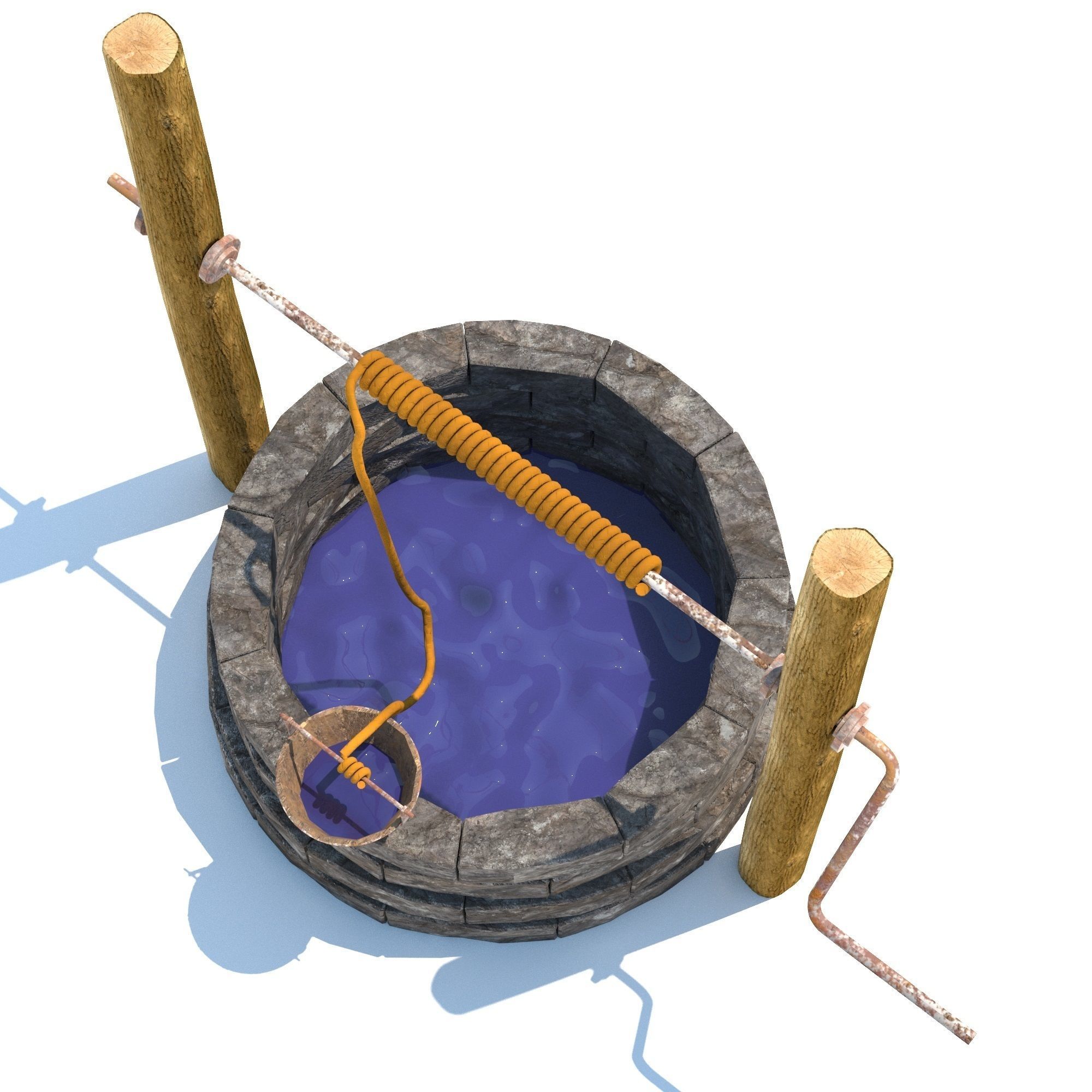 Water Well 3D model_15