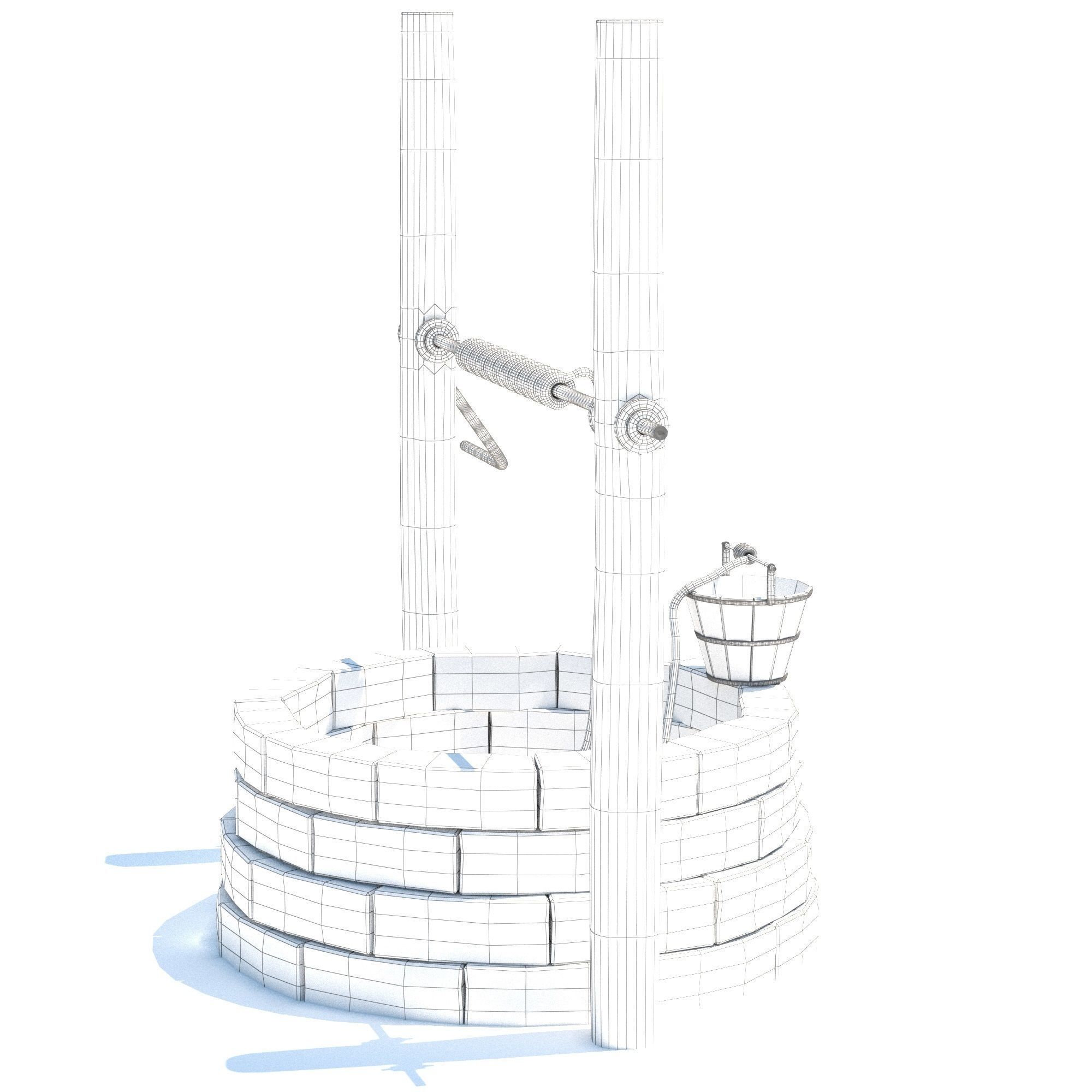 Water Well 3D model_14
