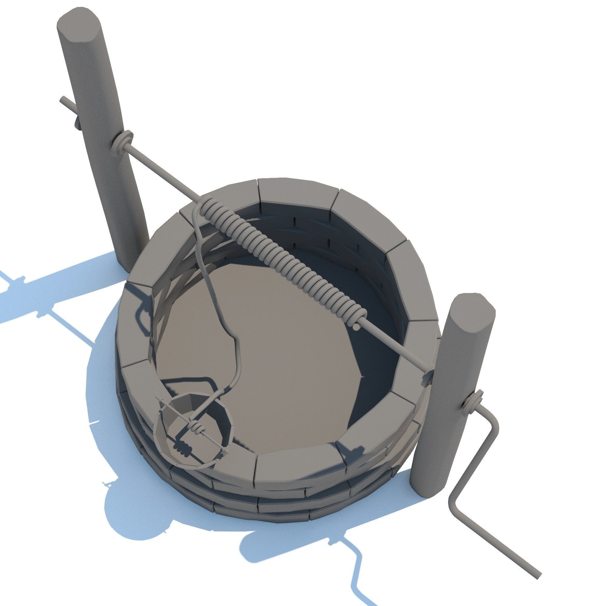 Water Well 3D model_16