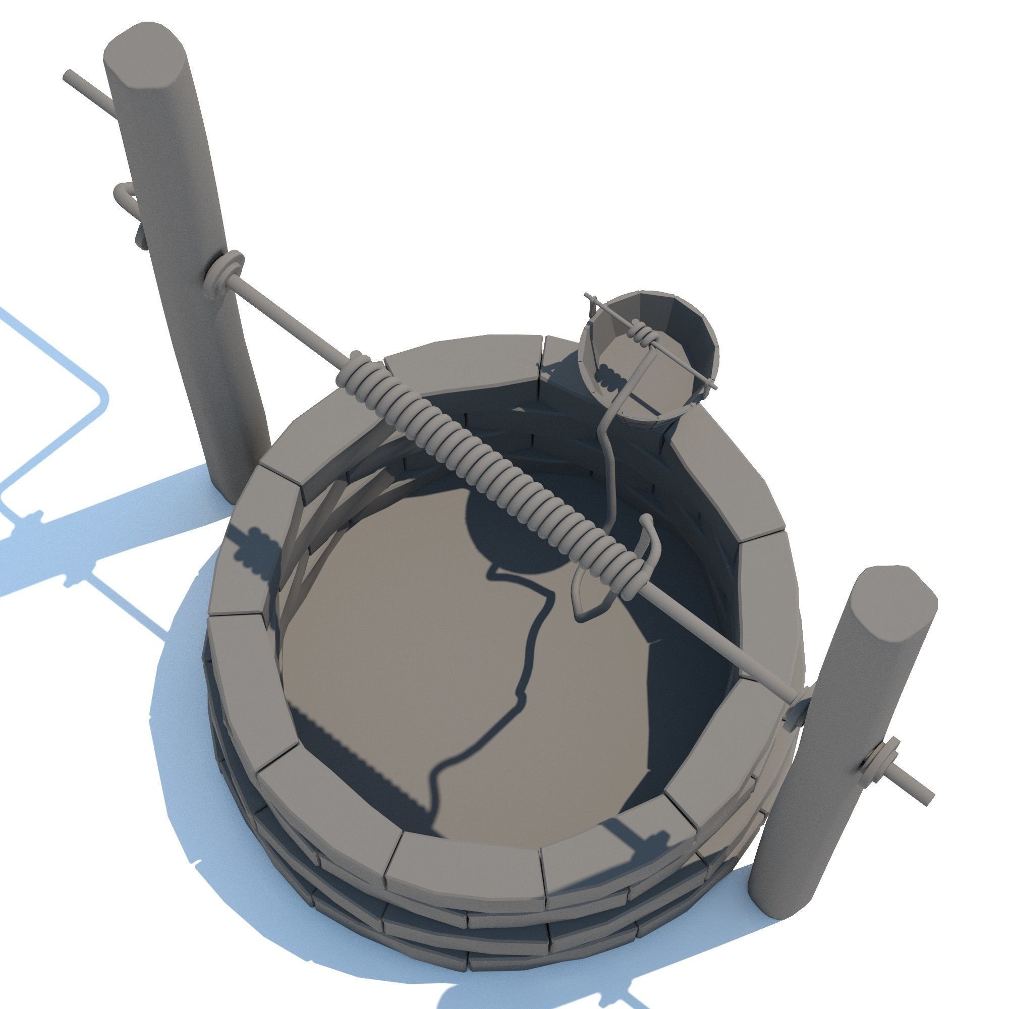 Water Well 3D model_19