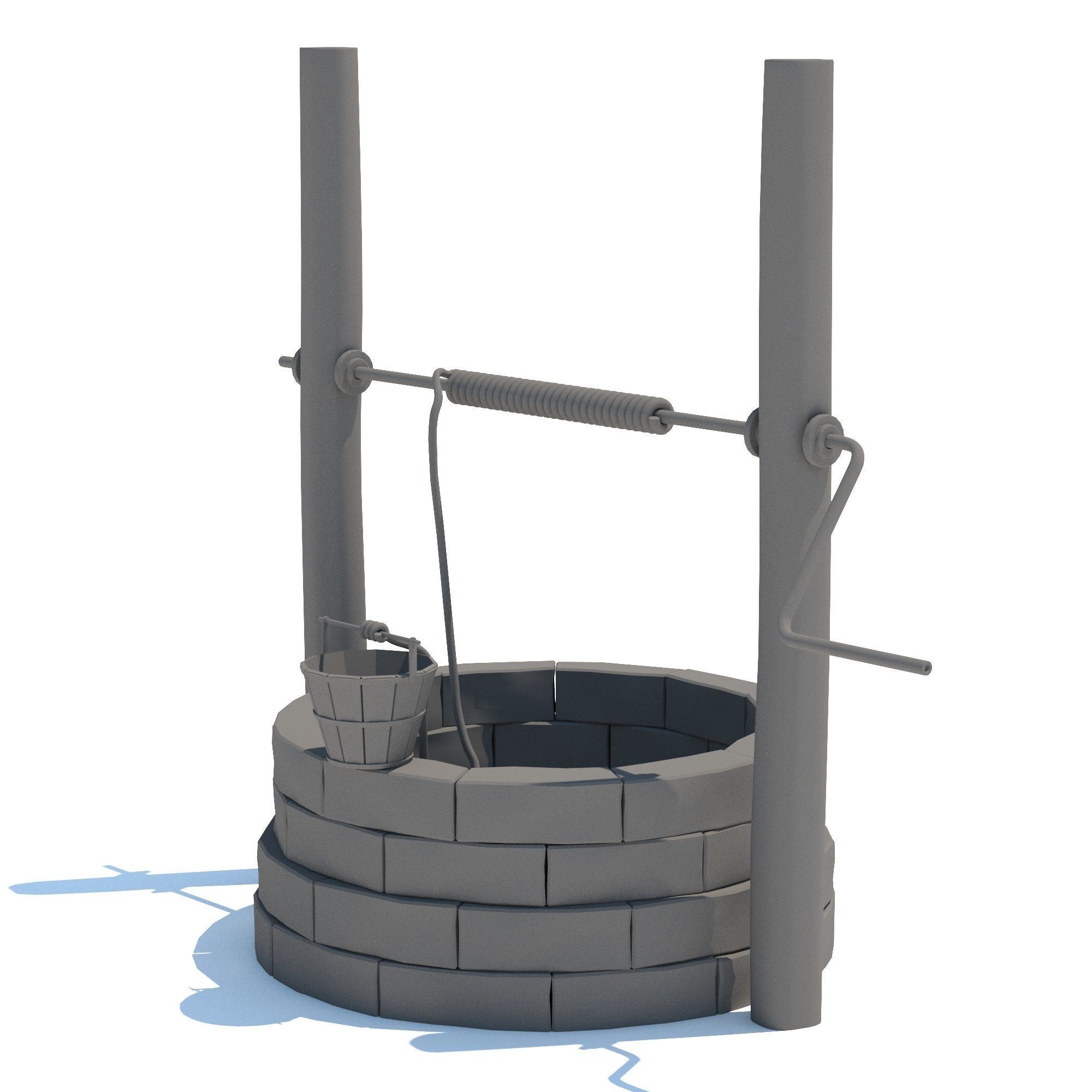 Water Well 3D model_1