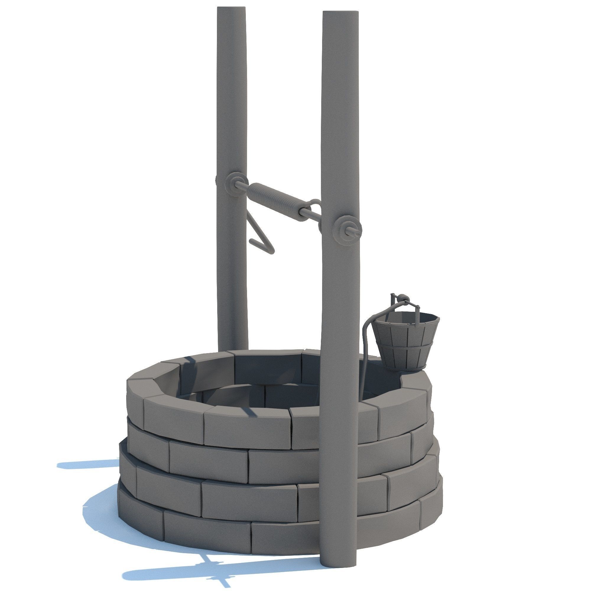 Water Well 3D model_13
