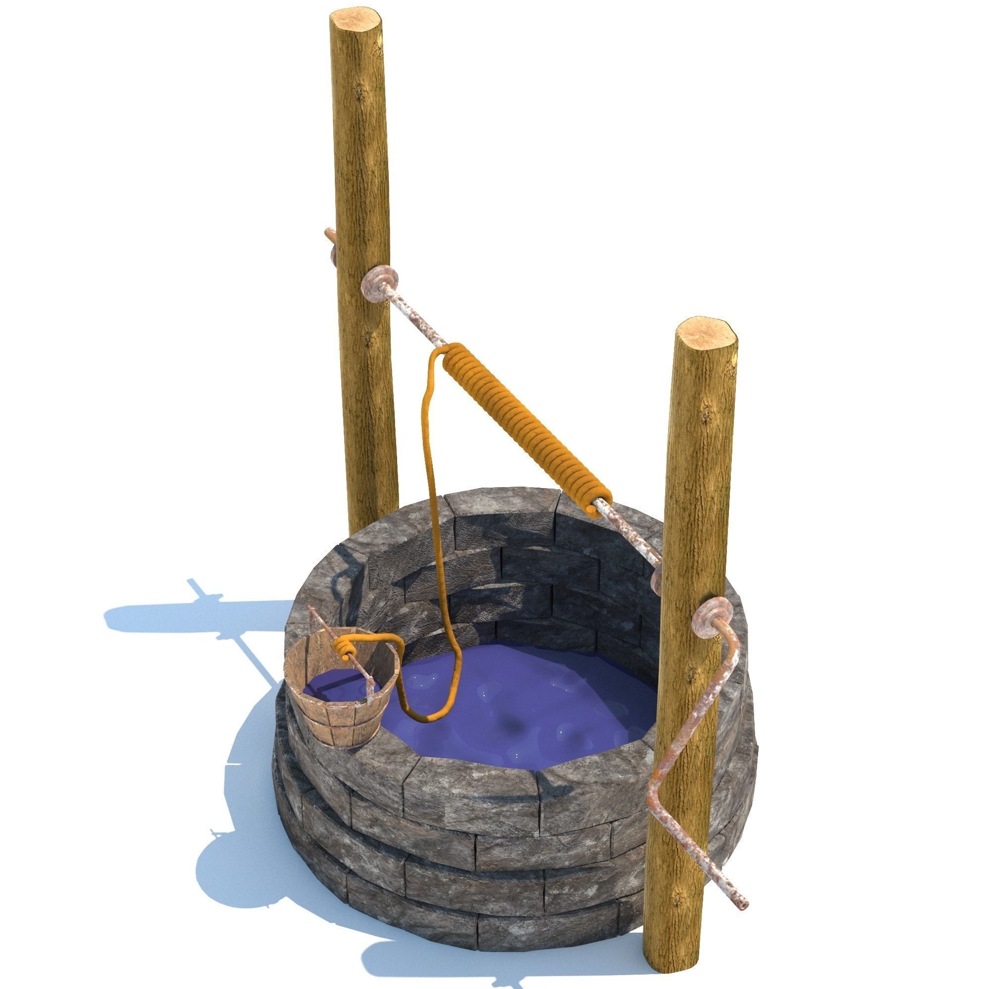 Water Well 3D model_6