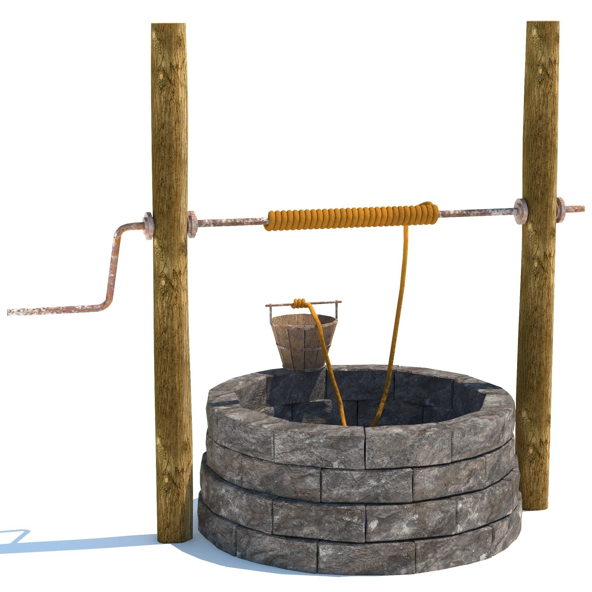 Water Well 3D model_3