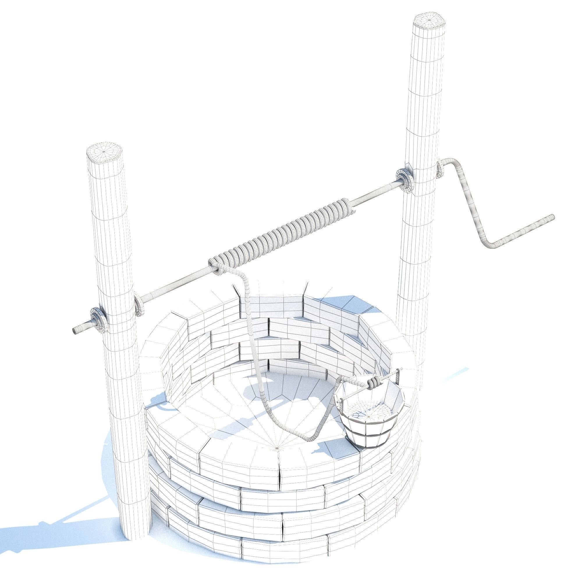 Water Well 3D model_11