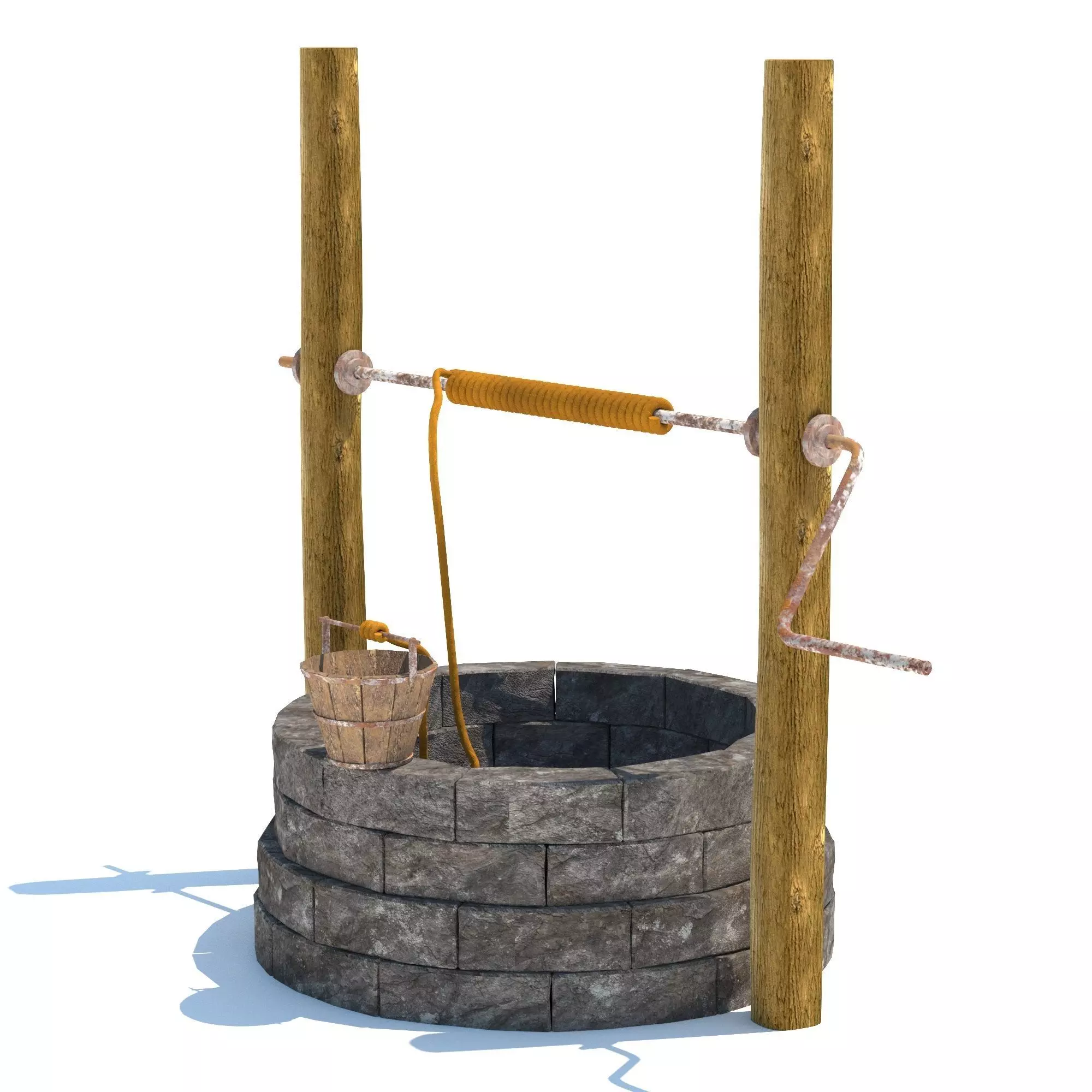 Water Well 3D model_0