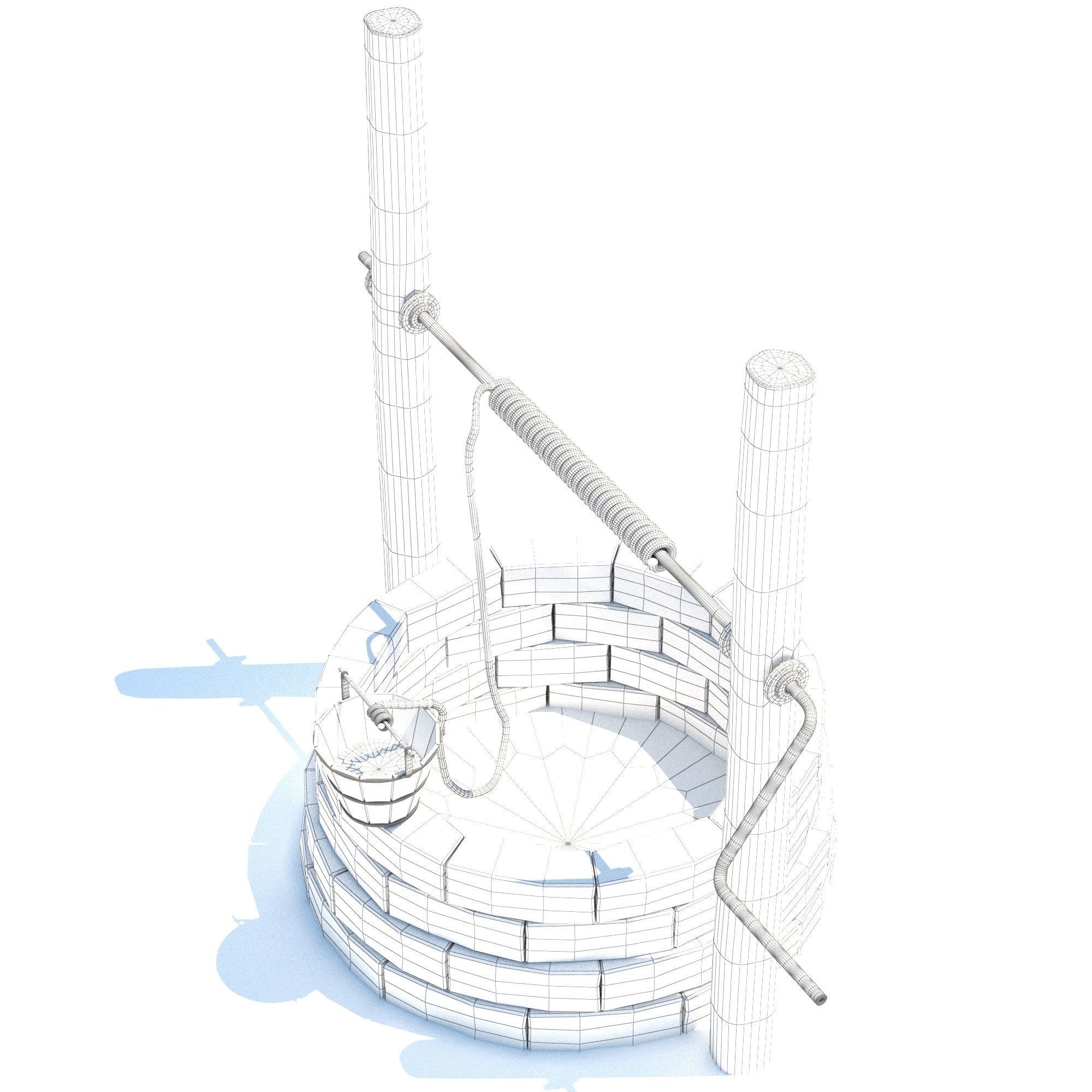 Water Well 3D model_8