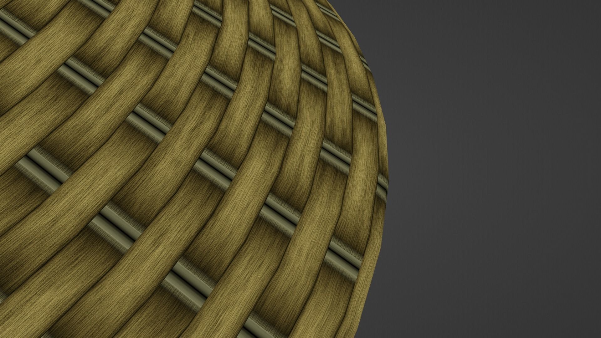 Japanese Jingasa Low-poly 3D model_20
