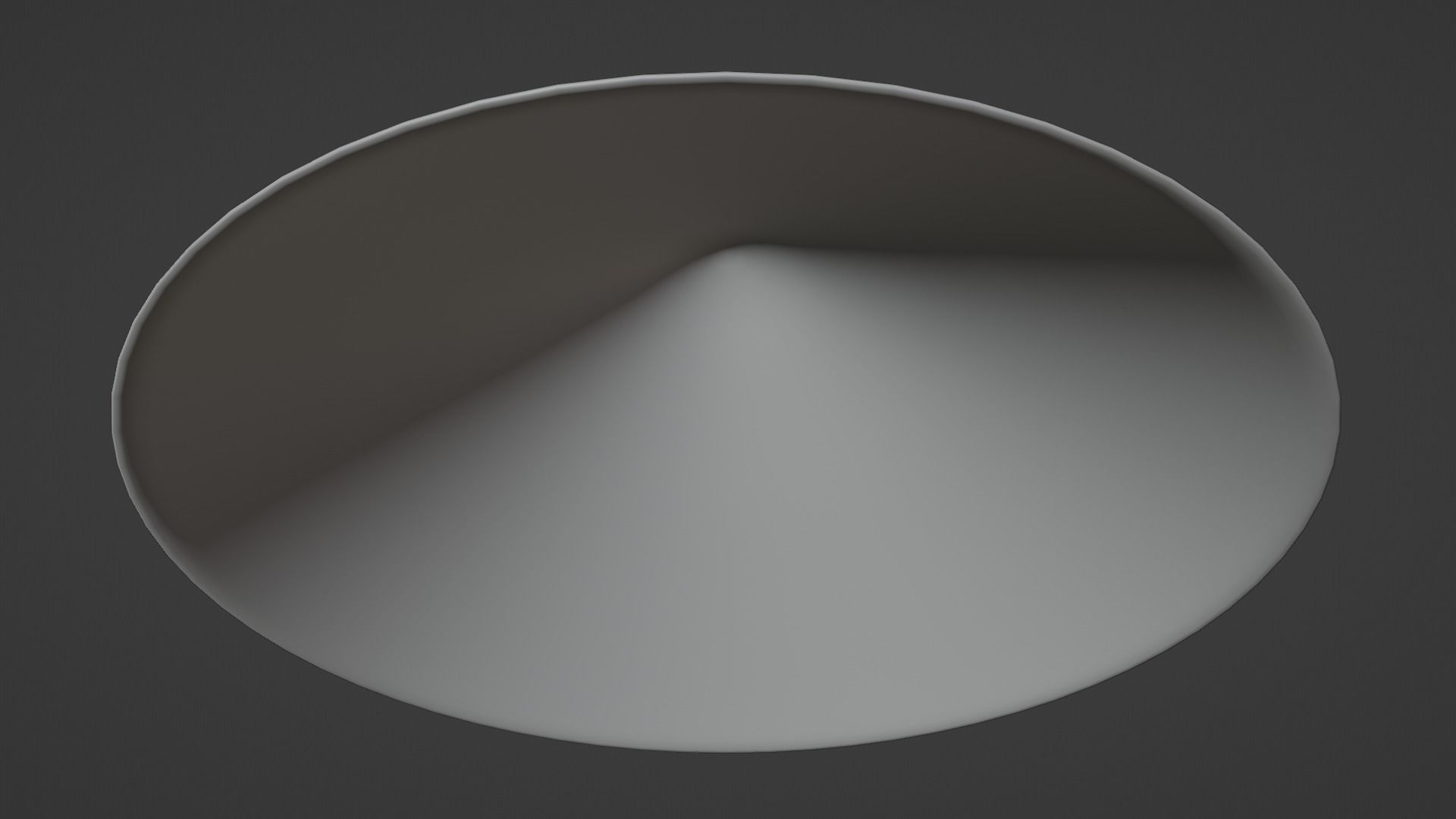 Japanese Jingasa Low-poly 3D model_8