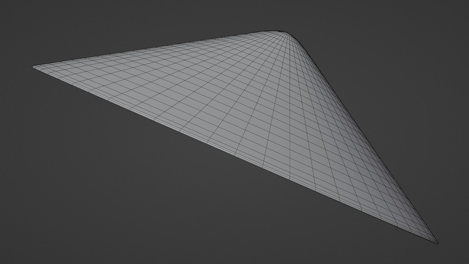Japanese Jingasa Low-poly 3D model_6