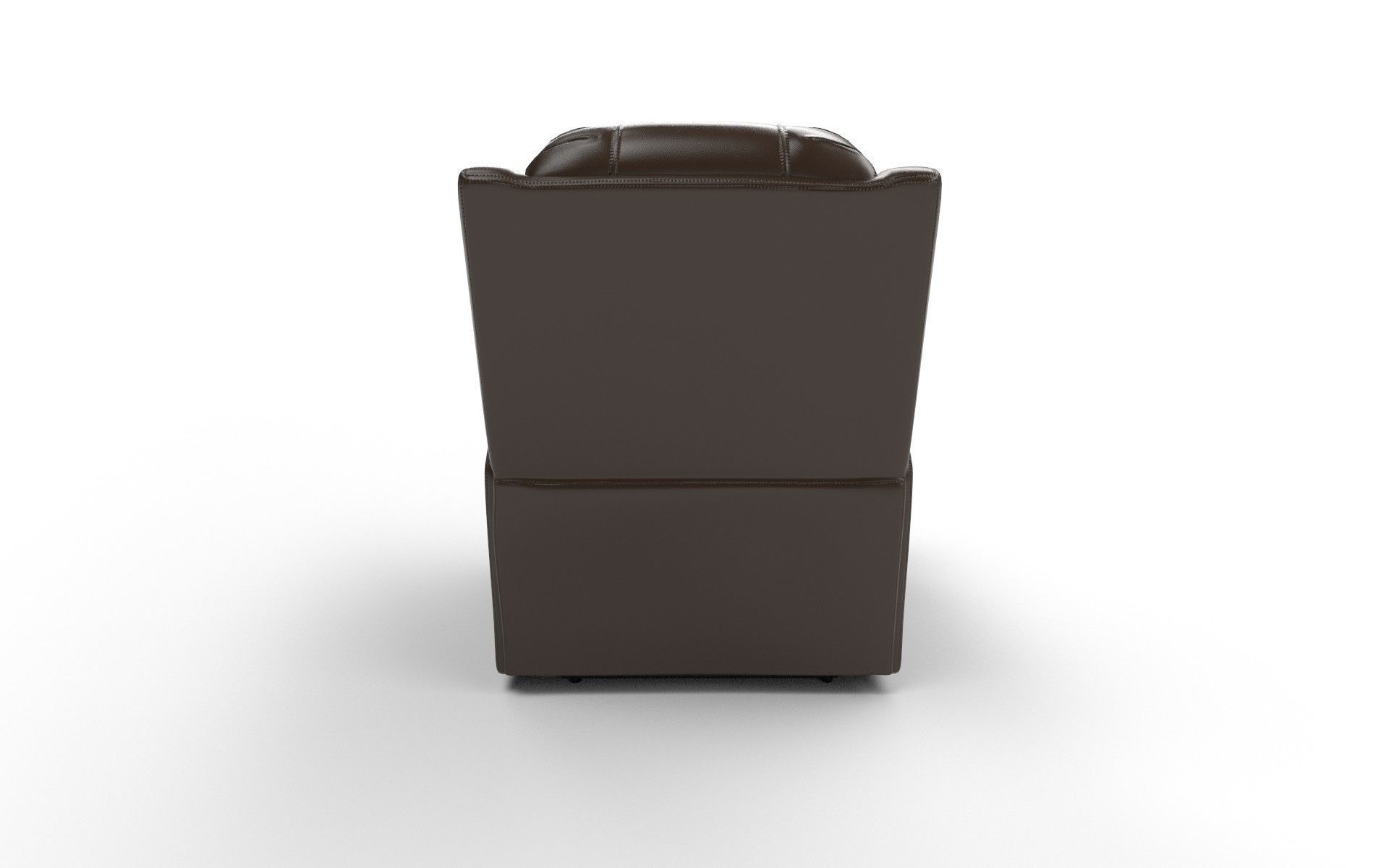 Recliner chair Low-poly 3D model_7