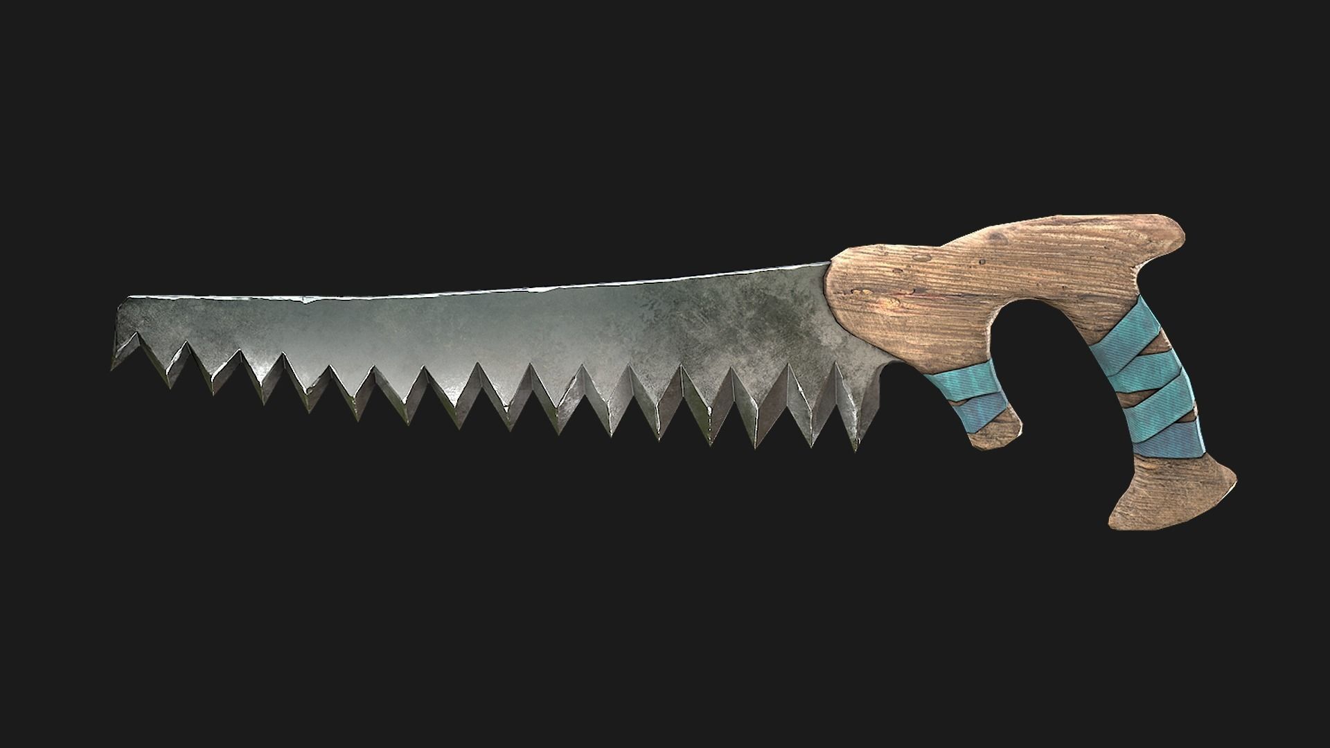 Foresters Set of tools  Low-poly 3D model_17