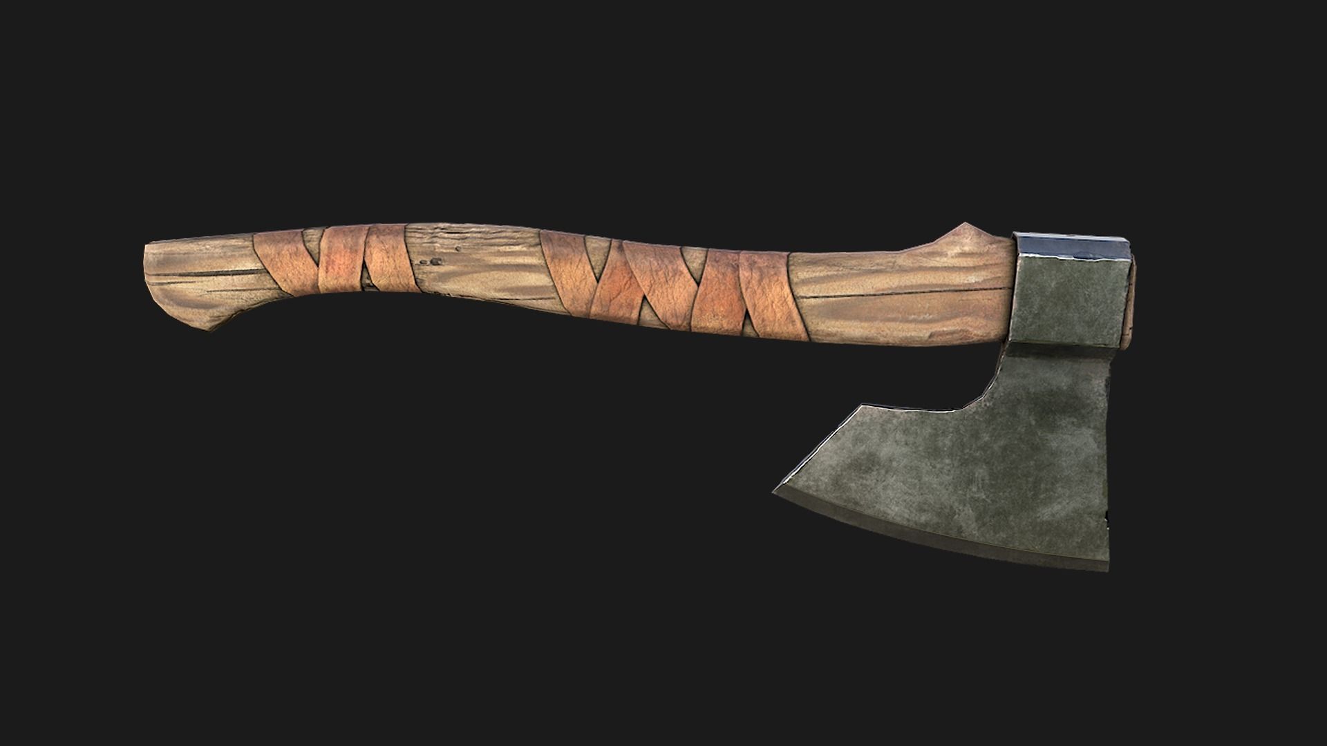 Foresters Set of tools  Low-poly 3D model_22