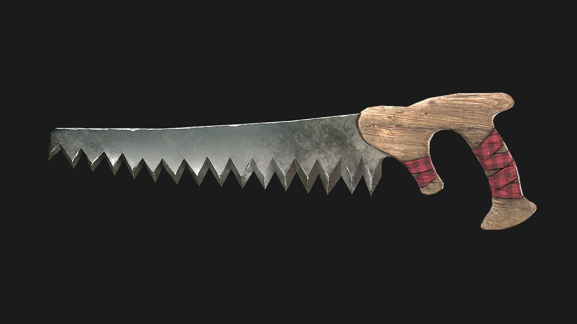 Foresters Set of tools  Low-poly 3D model_18