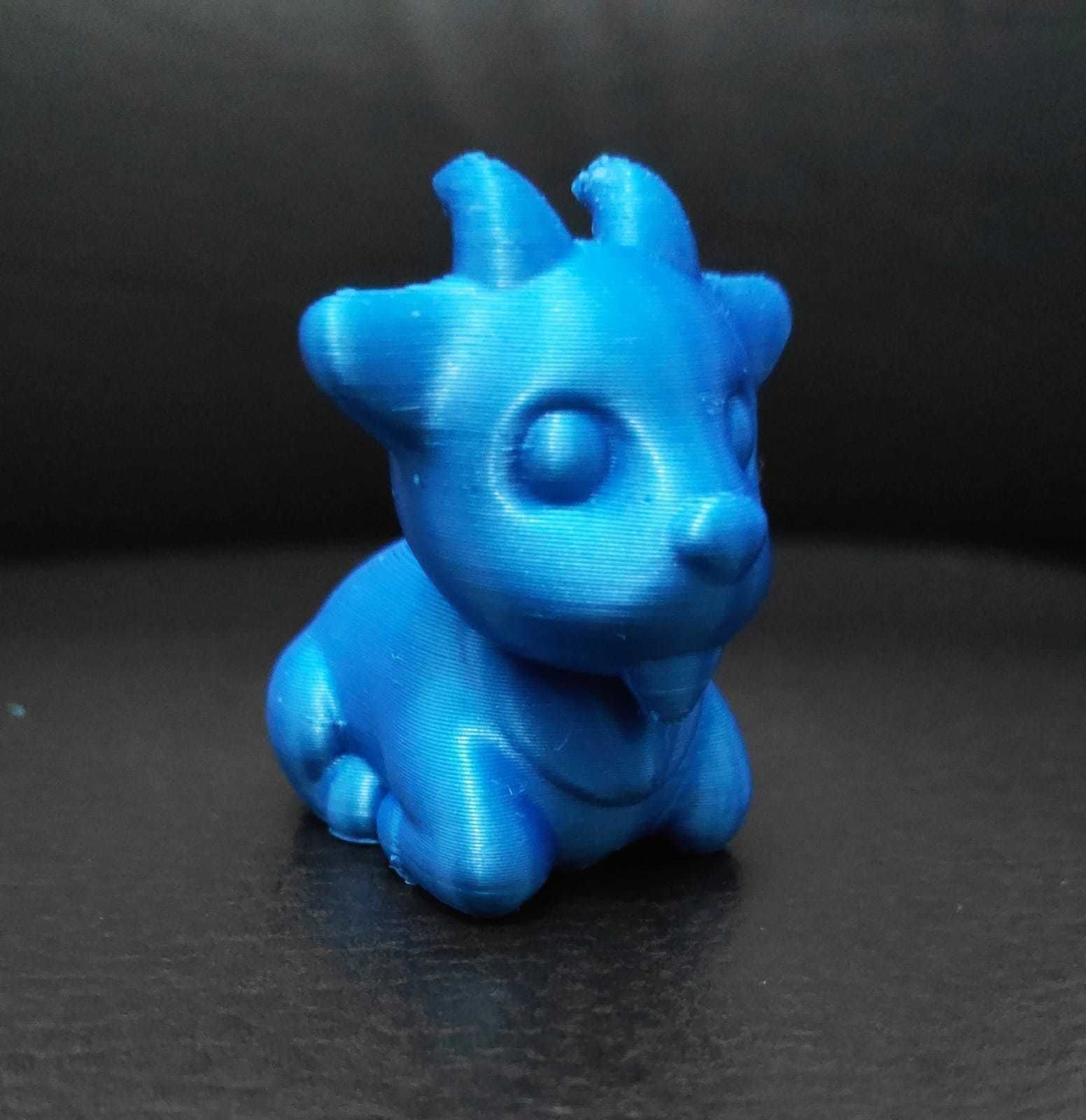 Lying Goat 3D print model_9