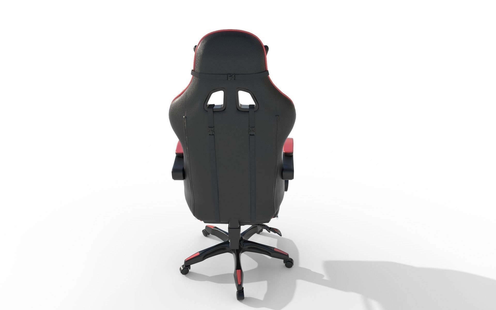 Gaming Chair Low-poly 3D model_11