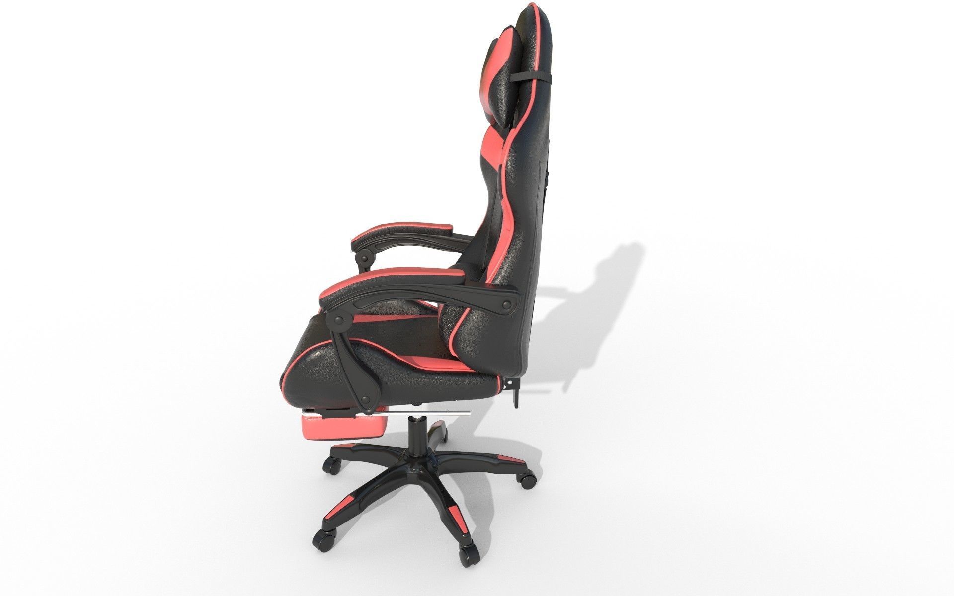 Gaming Chair Low-poly 3D model_9