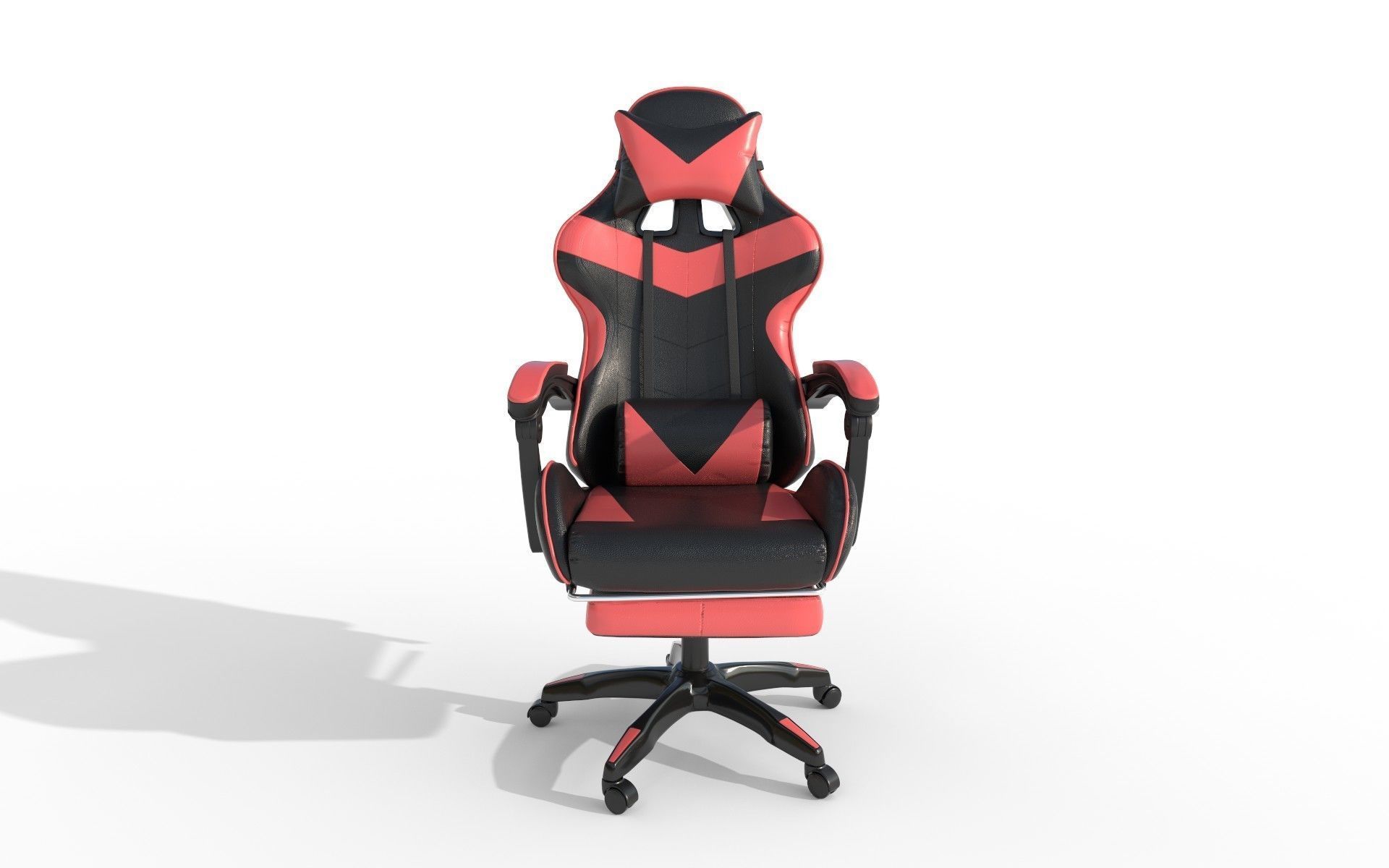 Gaming Chair Low-poly 3D model_7