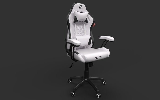 Gaming Chair Low-poly 3D model